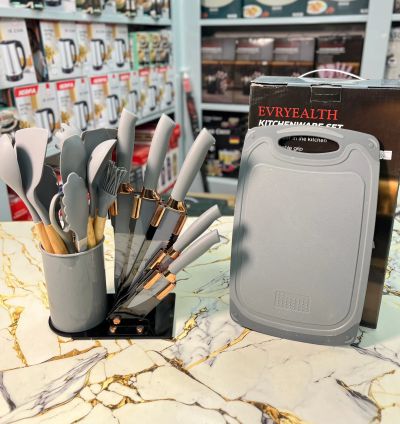 EVRYEALTH Kitchenware Set – Premium Cooking & Knife Set for Every Home