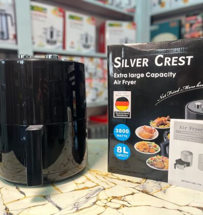Silver Crest 8L Extra-Large Capacity Air Fryer – 3800W High-Power, Oil-Free Healthy Cooking