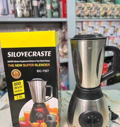SILOVECRASTE SC-Y67 Super Blender – 1.5L, 800W Power